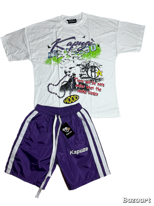 Purple Hood Set